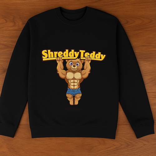 Shreddy Crew Neck Pull-up Sweater